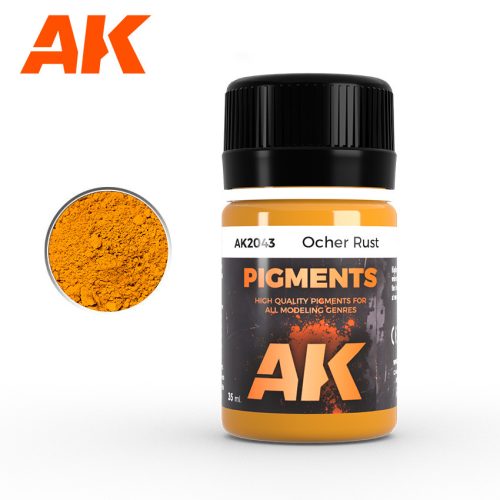 AK Interactive AK2043 OCHER RUST PIGMENT - Pigmentpor