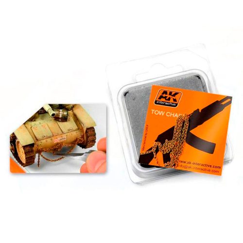 AK Interactive AK230 RUSTY TOW CHAIN MEDIUM - Rozsdás vontatólánc / közepes