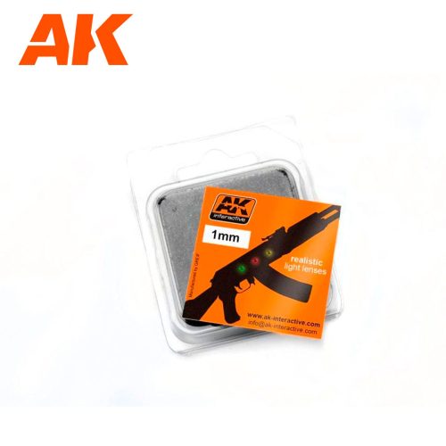 AK Interactive AK232 LIGHTS FOR PLANES 1mm - Színes üveglencse repülőgépekhez