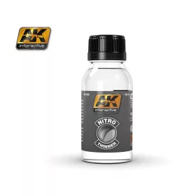   AK Interactive AK268 NITRO THINNER (FOR CLEAR COLORS AND FOR CLEANING) - Nitrohígító, 100 ml