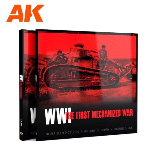 AK Interactive AK273 WWI THE FIRST MECHANIZED WAR (English) - kiadvány makettezéshez