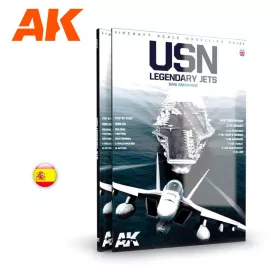   AK Interactive AK279 REACTORES LEGENDARIOS DE LA US NAVY (Spanish) - kiadvány makettezéshez