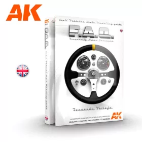   AK Interactive AK282 CIVIL VEHICLES SCALE MODELLING F.A.Q (English) - kiadvány makettezéshez
