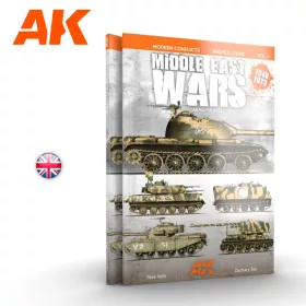   AK Interactive AK284 MIDDLE EAST WARS 1948-1973 PROFILE GUIDE VOL.1 (English) - kiadvány makettezéshez