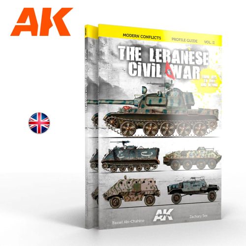 AK Interactive AK285 WARS IN LEBANON VOL.II (English) - kiadvány makettezéshez