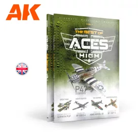   AK Interactive AK2925 ACES HIGH Magazine THE BEST OF. VOL1 - English - kiadvány makettezéshez