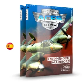   AK Interactive AK2930 Issue 14. A.H. TWIN WARRIORS - Spanish - kiadvány makettezéshez