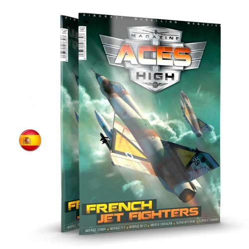 AK Interactive AK2932 Issue 15. FRENCH JET FIGHTERS - Spanish - kiadvány makettezéshez