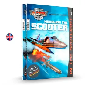  AK Interactive AK2939 ACES HIGH Magazine MONOGRAPHIC SERIES: SKYHAWK (English) - kiadvány makettezéshez