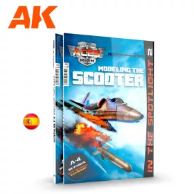   AK Interactive AK2940 ACES HIGH Magazine SERIES MONOGRÁFICA: SKYHAWK (Spanish) - kiadvány makettezéshez