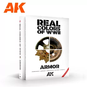   AK Interactive AK299 REAL COLORS OF WWII ARMOR New 2nd Extended Update Version (English) - kiadvány makettezéshez