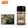 AK Interactive AK300 WASH FOR DARK YELLOW VEHICLES - Bemosó sötétsárga járművekhez