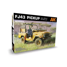   AK Interactive AK35003 FJ43 Pickup With SPG-9 Recoilless Gun 1/35 makett