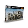 AK Interactive AK35004 FJ43 SUV WITH SOFT TOP IDF & LAF 1/35 makett