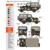 AK Interactive AK35004 FJ43 SUV WITH SOFT TOP IDF & LAF 1/35 makett