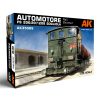 AK Interactive AK35009 AUTOMOTORE FS 206/207/208 SOGLIOLA RAIL SHUNTER 1/35 vasút makett