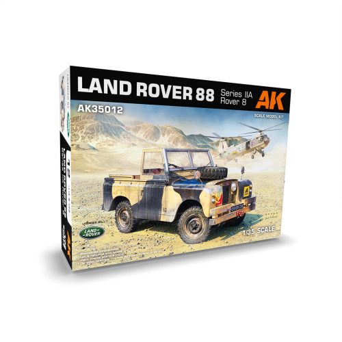 AK Interactive AK35012 LAND ROVER 88 SERIES IIA ROVER 8 1/35 makett