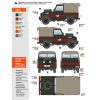 AK Interactive AK35012 LAND ROVER 88 SERIES IIA ROVER 8 1/35 makett