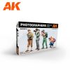 AK Interactive AK35015 PHOTOGRAPHERS (DIFFERENT ERAS) 1/35 figura makett