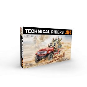 AK Interactive AK35017 TECHNICAL RIDERS 1/35 figura makett