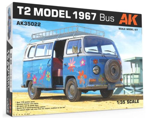 AK Interactive AK35022 VW T2 Model 1967 Bus 1/35 makett