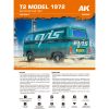 AK Interactive AK35025 VW T2 MODEL 1972 COMMERCIAL VAN 1/35 makett