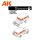 AK Interactive AK35701 Die-cut Painting Mask (for AK35001) - Maszkolósablon