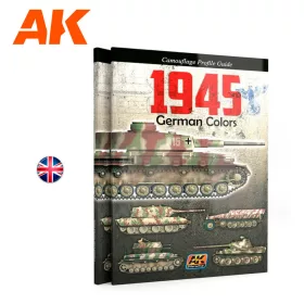   AK Interactive AK403 1945 GERMAN COLORS PROFILE GUIDE (English) - kiadvány makettezéshez