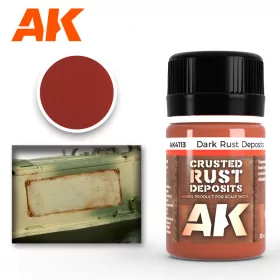   AK Interactive AK4113 DARK RUST DEPOSIT - Sötét kérges rozsda hatás