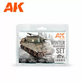 AK Interactive AK4270 WINTER WEATHERING SET