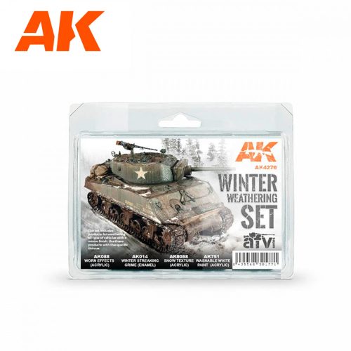 AK Interactive AK4270 WINTER WEATHERING SET