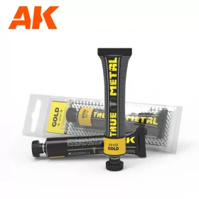   AK Interactive AK450 TRUE METAL GOLD - Viaszfesték, arany színben