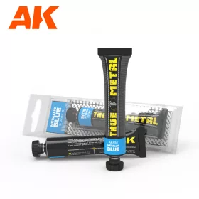   AK Interactive AK451 TRUE METAL METALIC BLUE - Viaszfesték, metálkék színben