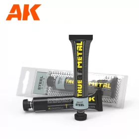   AK Interactive AK457 TRUE METAL STEEL - Viaszfesték, fém színben