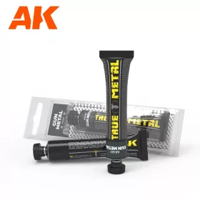   AK Interactive AK461 TRUE METAL GUN METAL - Viaszfesték, fegyvermetál színben
