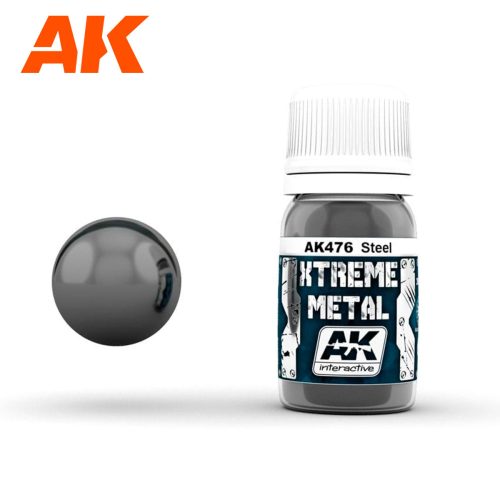 AK Interactive AK476 XTREME METAL STEEL - Fém