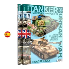   AK Interactive AK4830 TANKER 07 "GUERRA URBANA" - Spanish - kiadvány makettezéshez