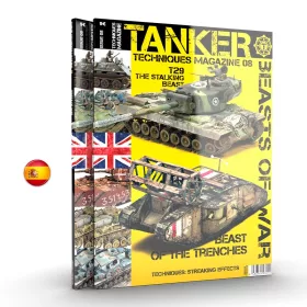   AK Interactive AK4833 TANKER 08 "BESTIAS DE GUERRA" - Spanish - kiadvány makettezéshez