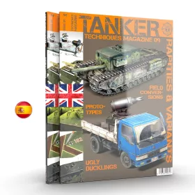   AK Interactive AK4836 TANKER 09 "RAREZAS & VARIANTES" - Spanish - kiadvány makettezéshez