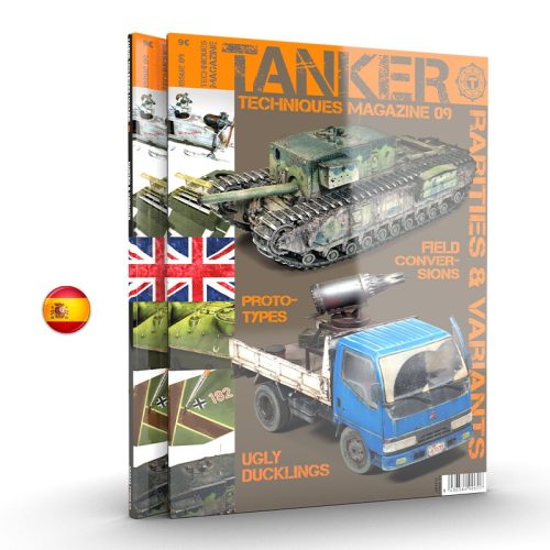 AK Interactive AK4836 TANKER 09 "RAREZAS & VARIANTES" - Spanish - kiadvány makettezéshez