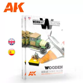   AK Interactive AK4901 Worn Art Collection 01 (English) - kiadvány makettezéshez
