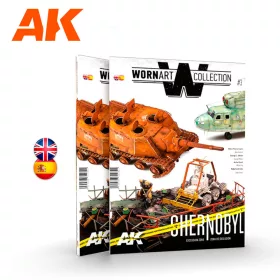   AK Interactive AK4905 WORN ART COLLECTION #03 Chernobyl (Bilingual) - kiadvány makettezéshez