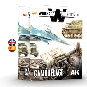   AK Interactive AK4906 WORN ART COLLECTION 04 - Bilingual - kiadvány makettezéshez