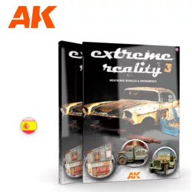   AK Interactive AK509 EXTREME REALITY 3 - Vehiculos y entornos degradados (Spanish) - kiadvány makettezéshez