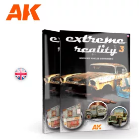   AK Interactive AK510 EXTREME REALITY 3 - Weathered vehicles and environments (English) - kiadvány makettezéshez