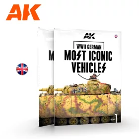   AK Interactive AK514 WWII GERMAN MOST ICONIC SS VEHICLES. VOL 1 (English) - könyv makettezéshez