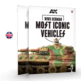   AK Interactive AK516 WWII GERMAN MOST ICONIC SS VEHICLES. VOL 2 - English - kiadvány makettezéshez