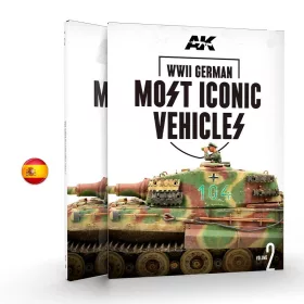   AK Interactive AK517 LOS VEHÍCULOS ALEMANES MÁS ICÓNICOS DE LAS SS  VOL2 - Spanish - kiadvány makettezéshez