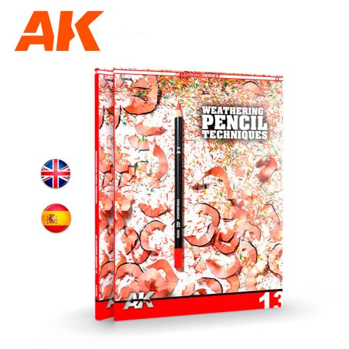 AK Interactive AK522 AK Learning 13. Weathering pencil techniques English - Kiadvány makettezéshez