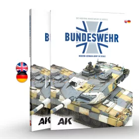   AK Interactive AK524 BUNDESWEHR - Bilingual English and German - kiadvány makettezéshez